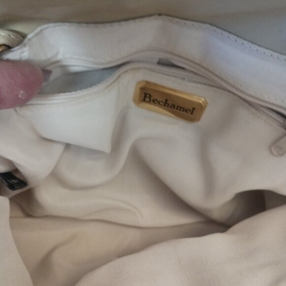 Bechamel Gold Leather Shoulder/Clutch - Picture 3 of 7